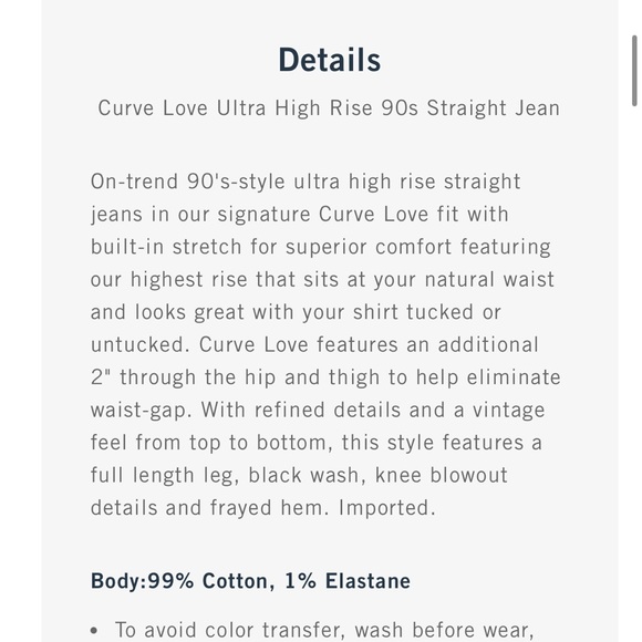 Curve Love Ultra High Rise 90s Straight Jean - Picture 10 of 10